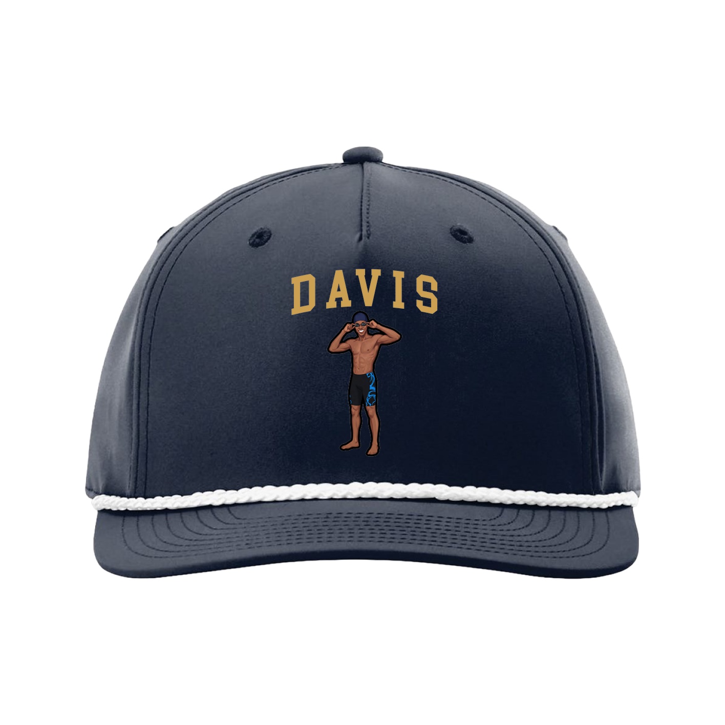 Five-Panel Classic Rope Cap — Shirsey in Navy