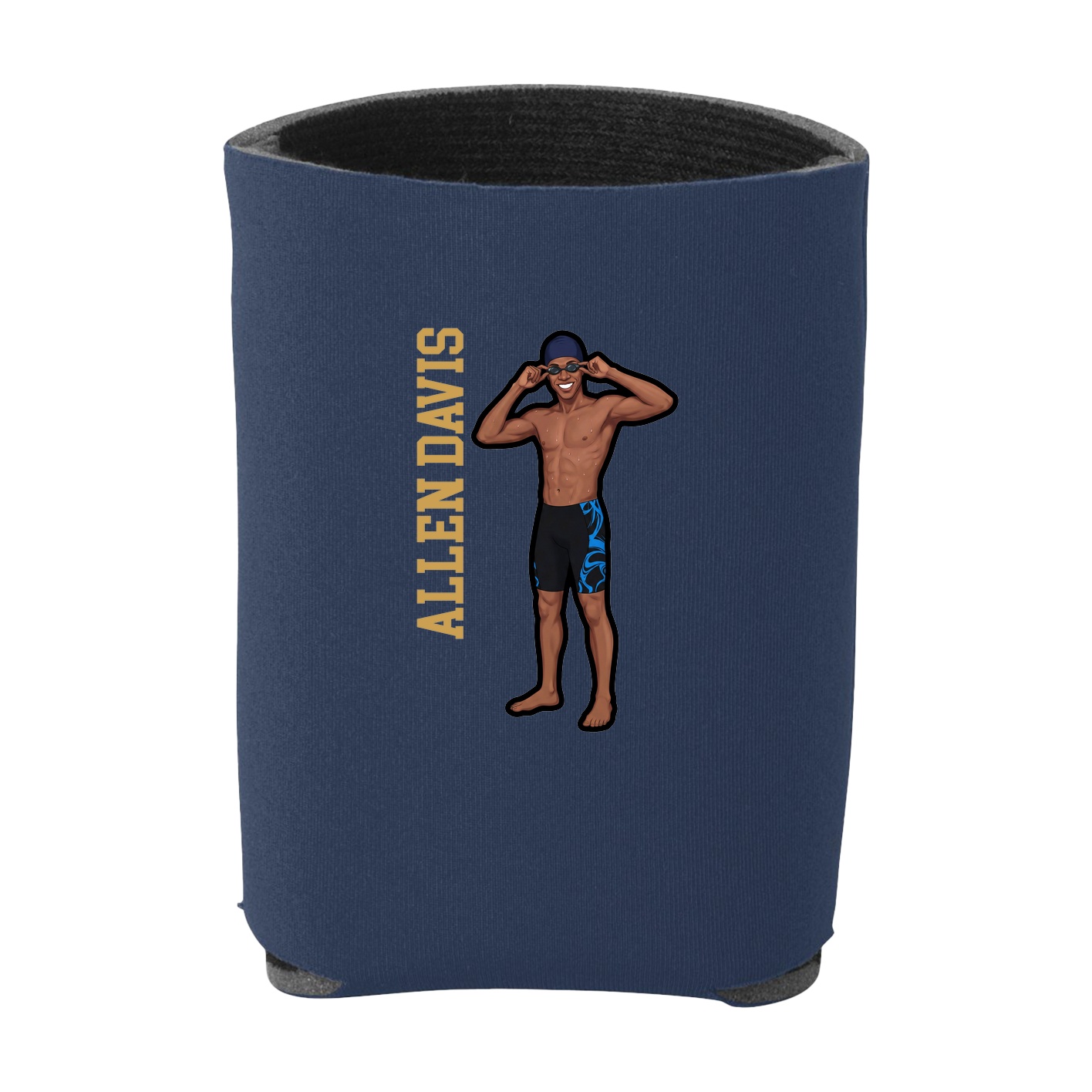 Can Holder — Name Vertical in Navy