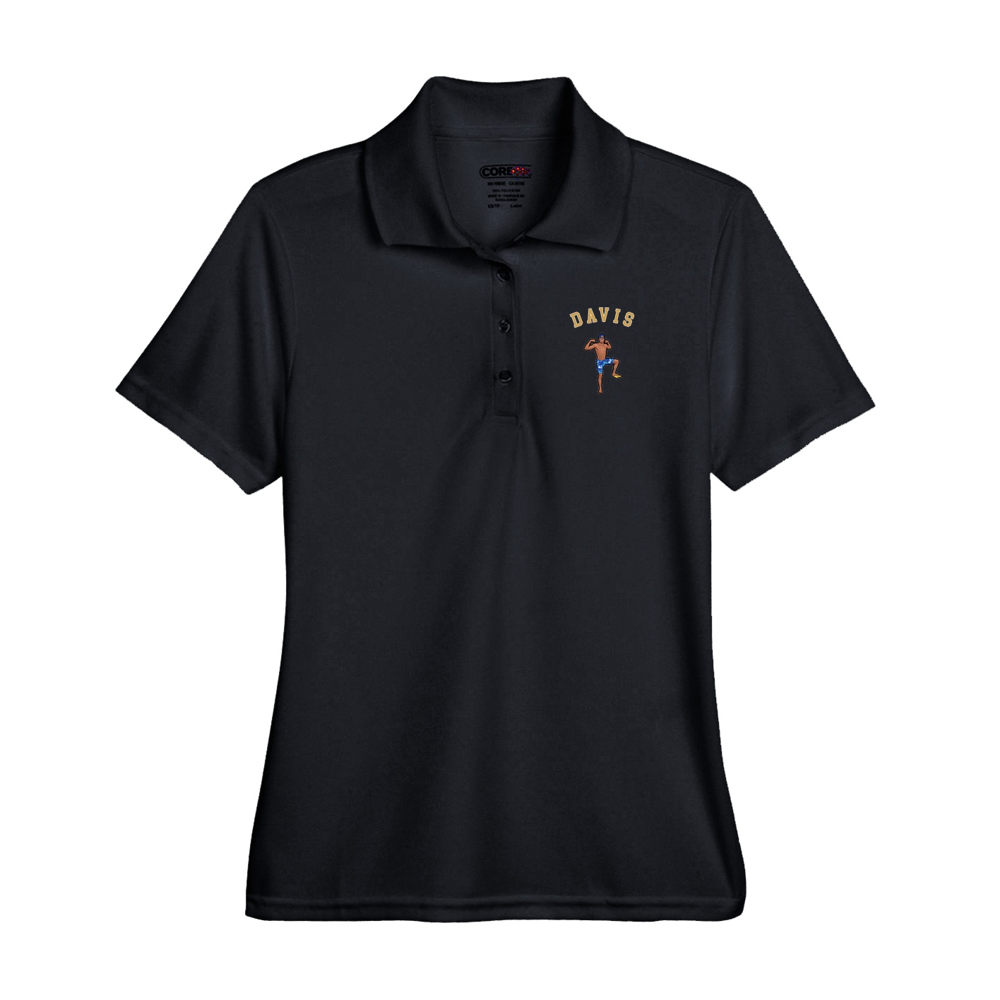 Performance Polo — Shirsey Arch in Black