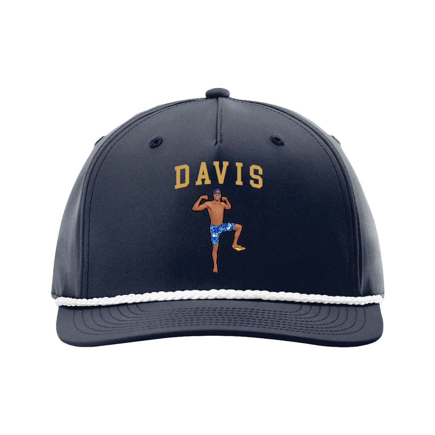 Five-Panel Classic Rope Cap — Shirsey in Navy