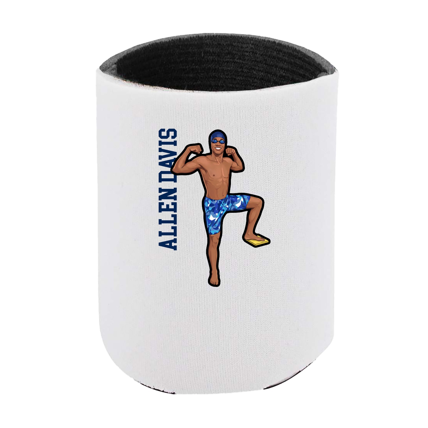 Can Holder — Name Vertical in White