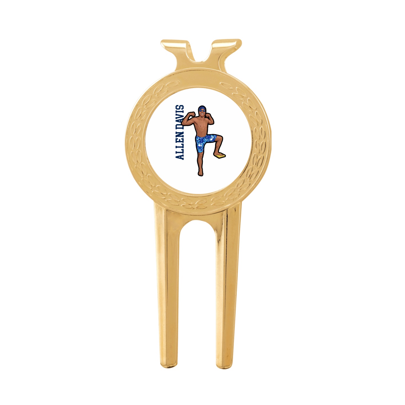 Divot Tool with Ball Marker — Name Vertical in Classic