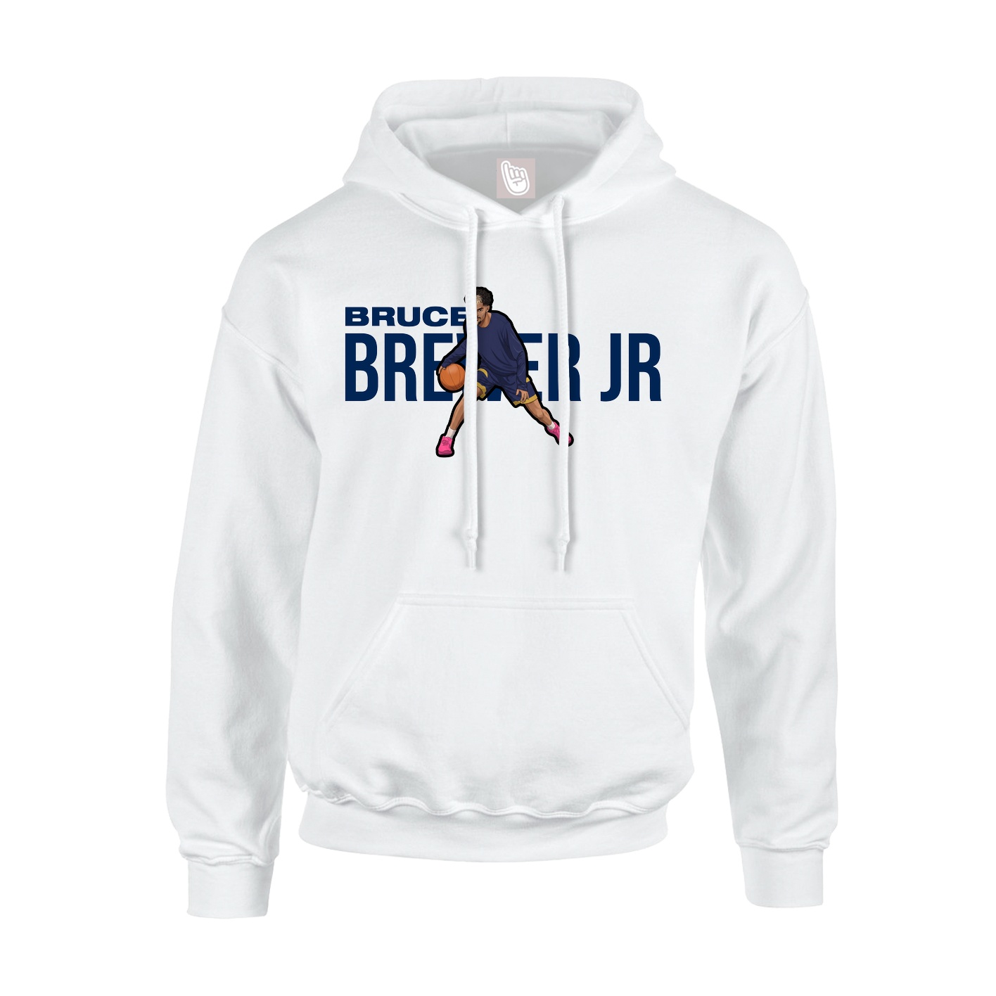 Youth Hoodie — Player Name in White