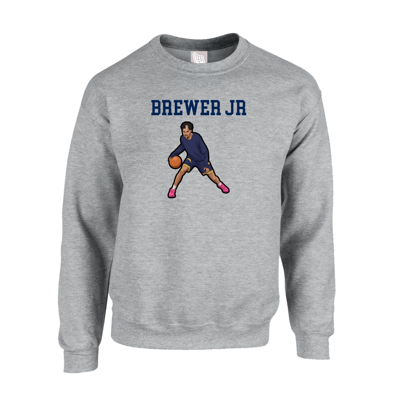 Fleece Crew — Shirsey in Grey