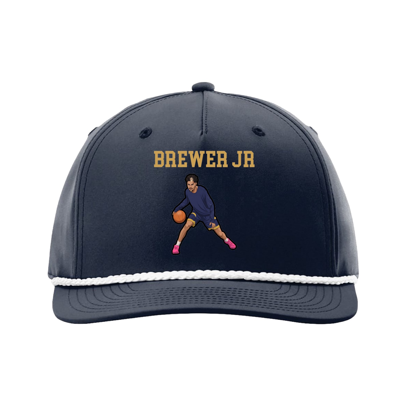 Five-Panel Classic Rope Cap — Shirsey in Navy