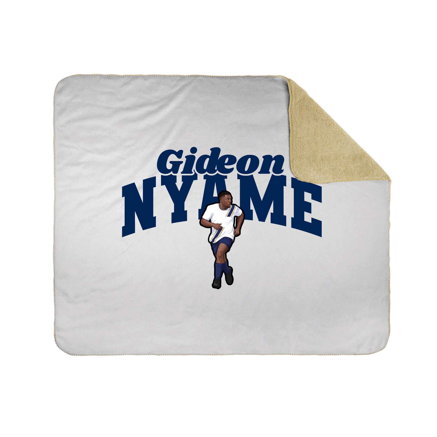 Throw Blanket — Signature Arch in White