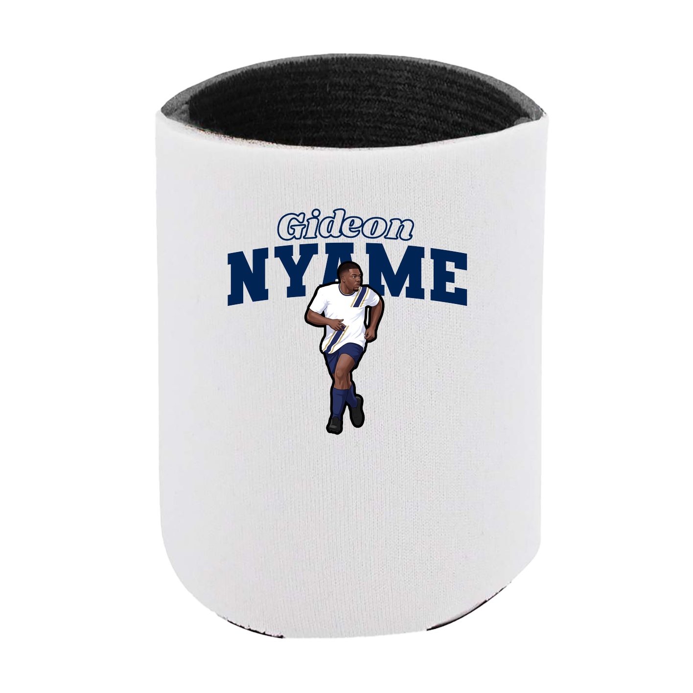Can Holder — Name Arch in White
