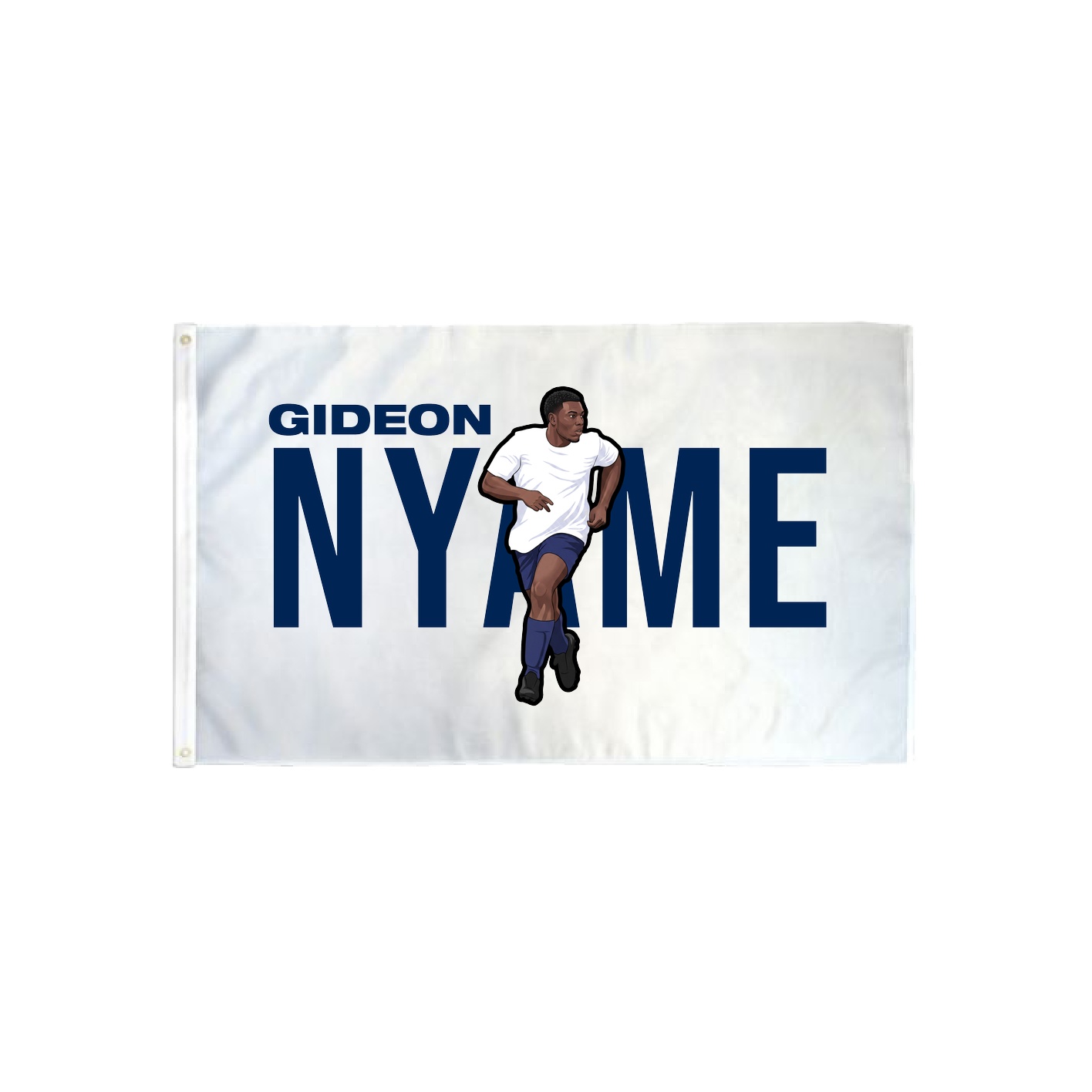 3x5 Flag — Player Name in Classic