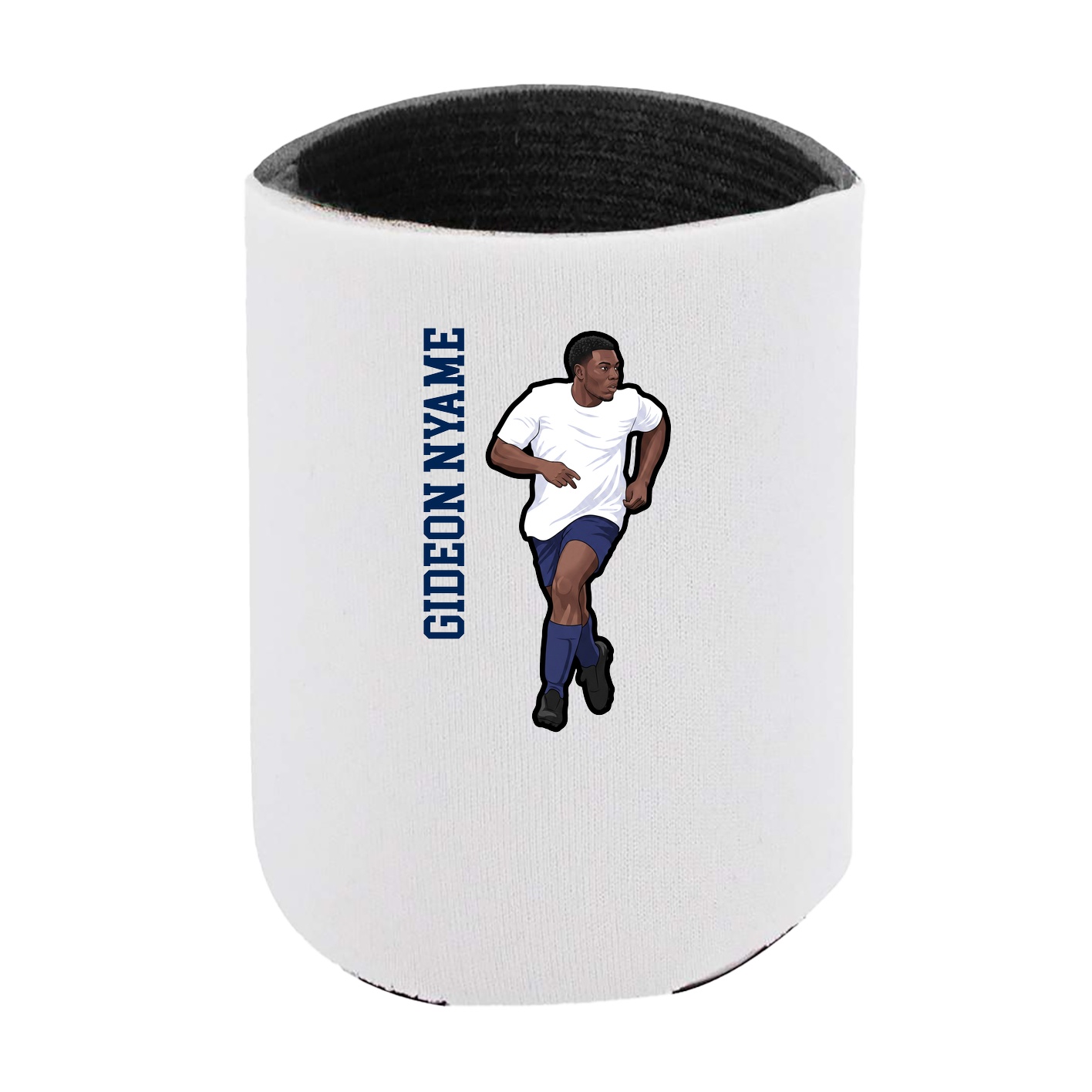 Can Holder — Name Vertical in White