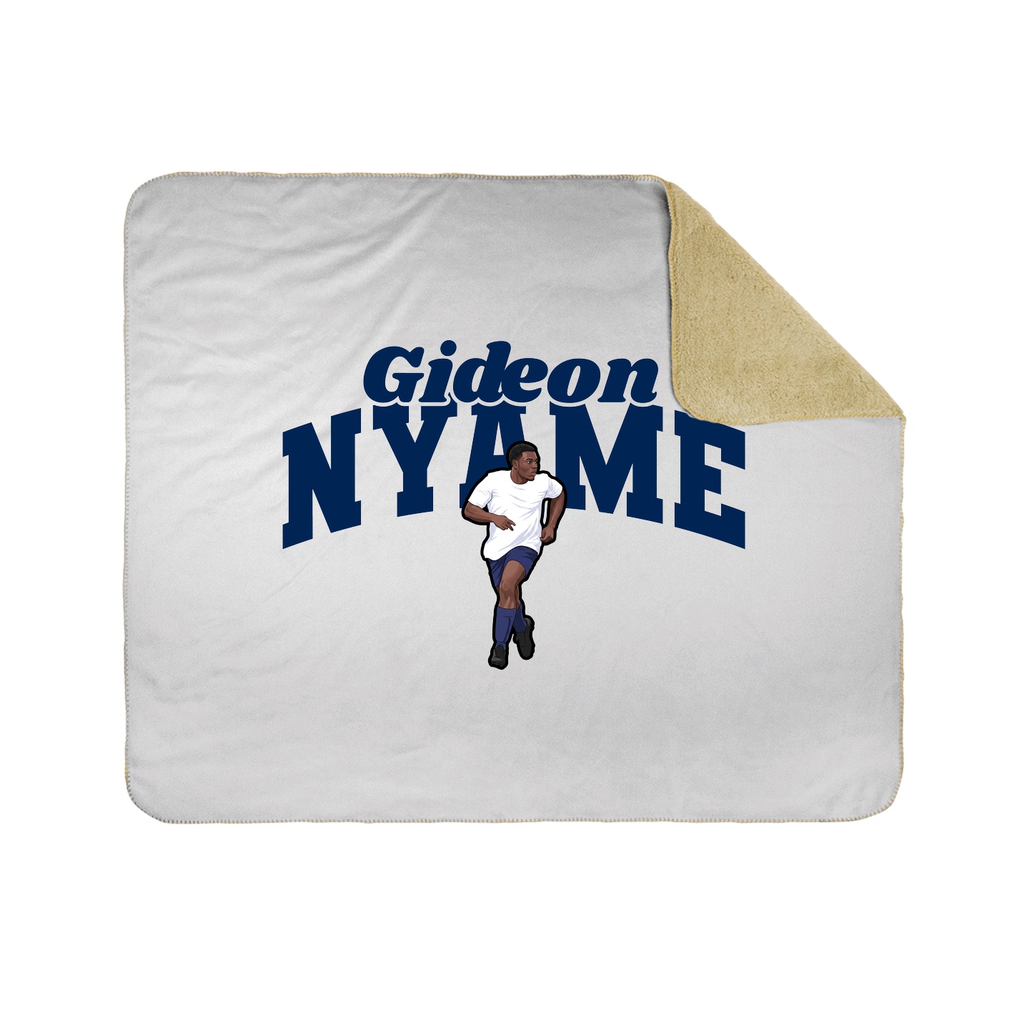 Throw Blanket — Signature Arch in White