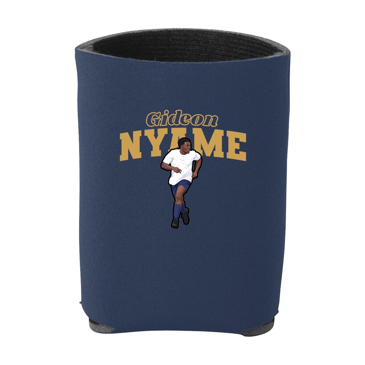 Can Holder — Name Arch in Navy