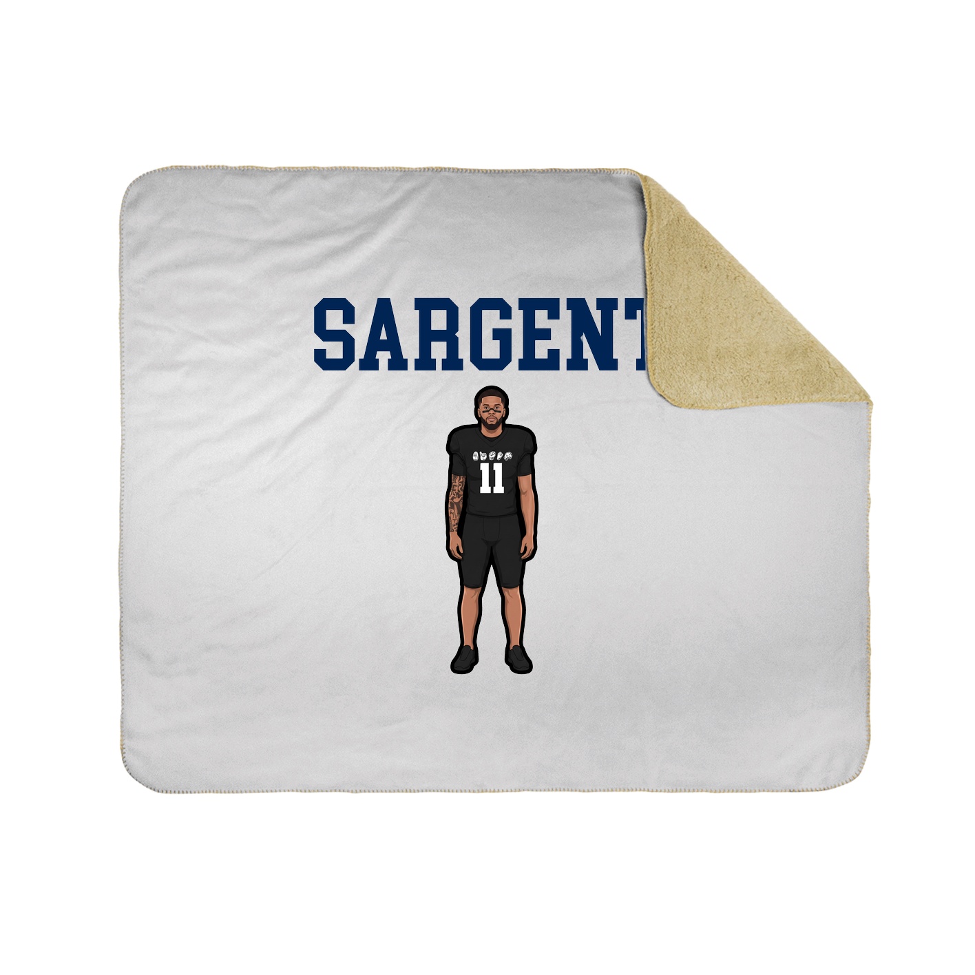 Throw Blanket — Shirsey in White
