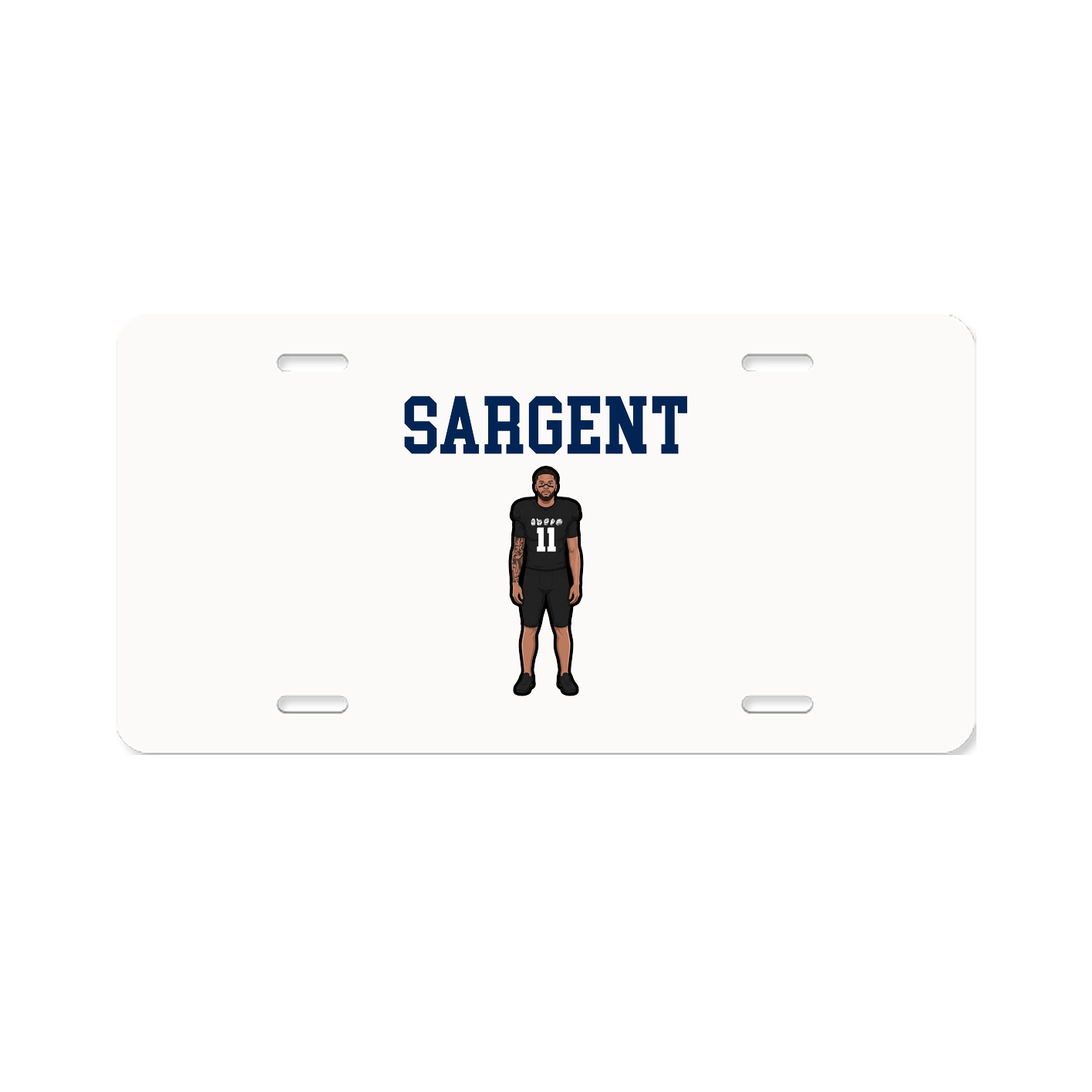 License Plate — Shirsey in Classic