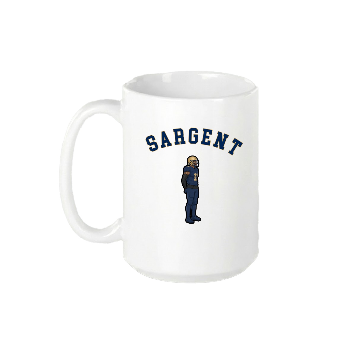 15oz Coffee Mug — Shirsey Arch in White