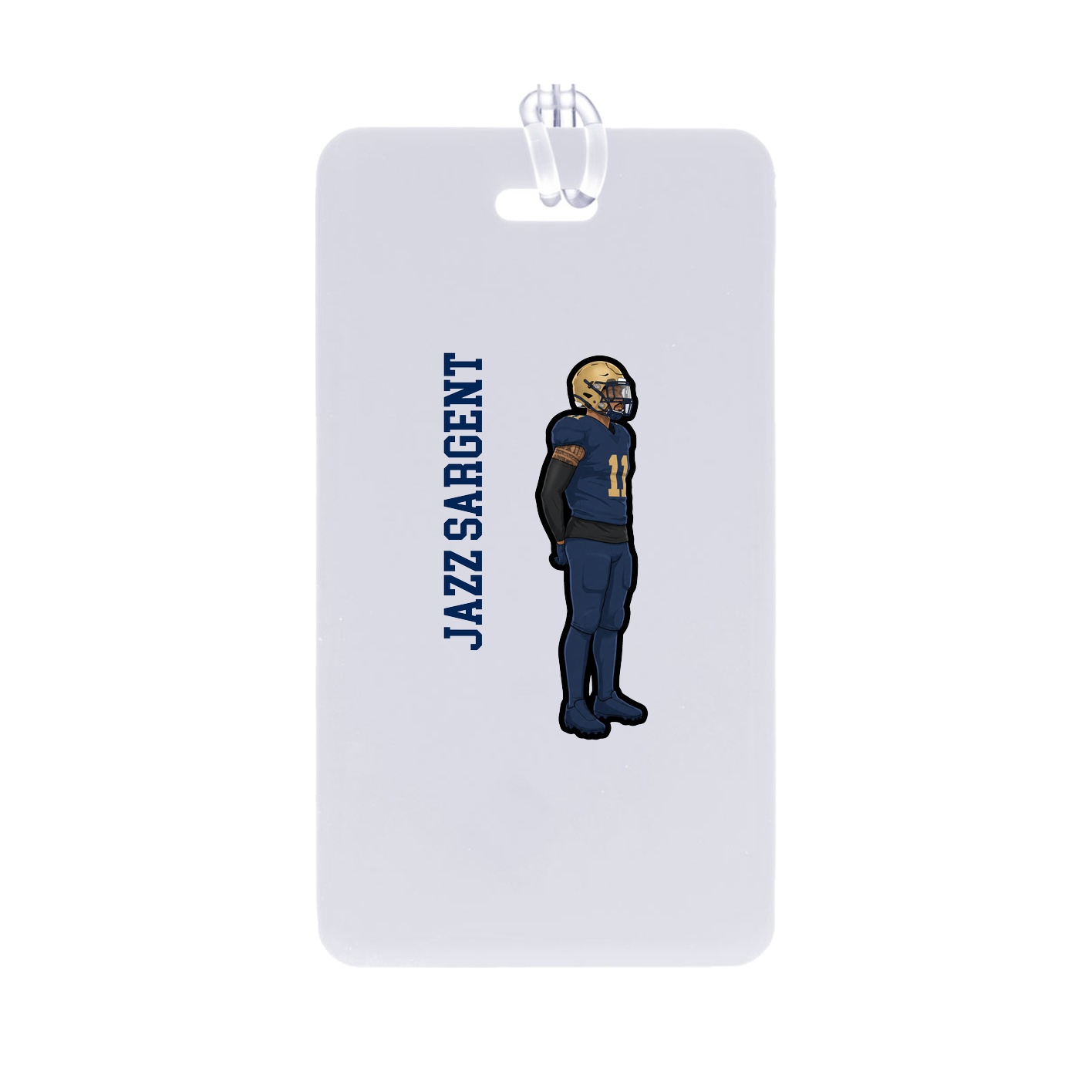 Bag Tag — Name Vertical in Classic