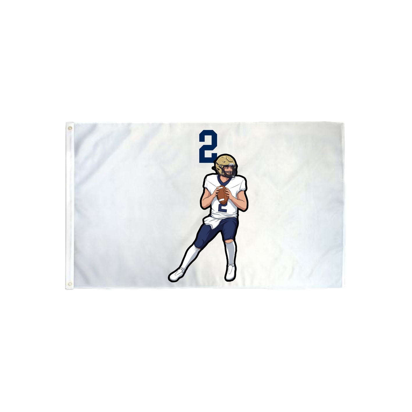 3x5 Flag — Number Top in Classic