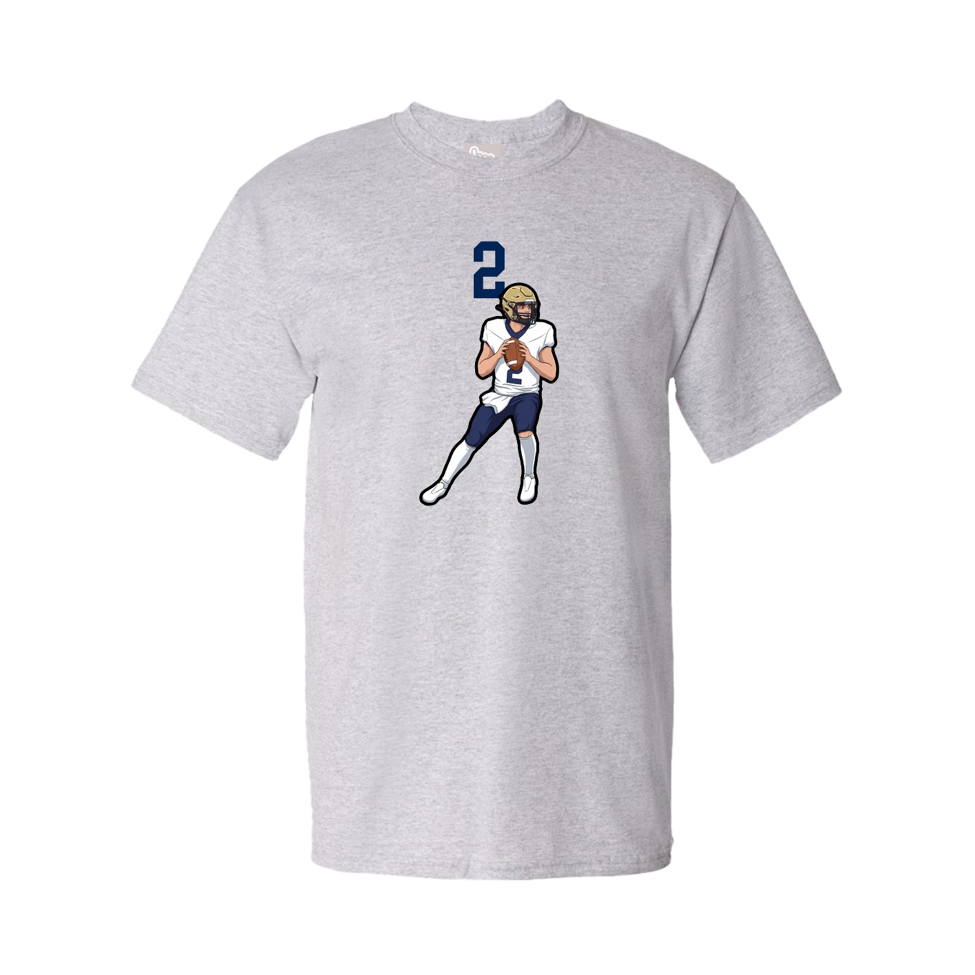 Tee — Number Top in Grey