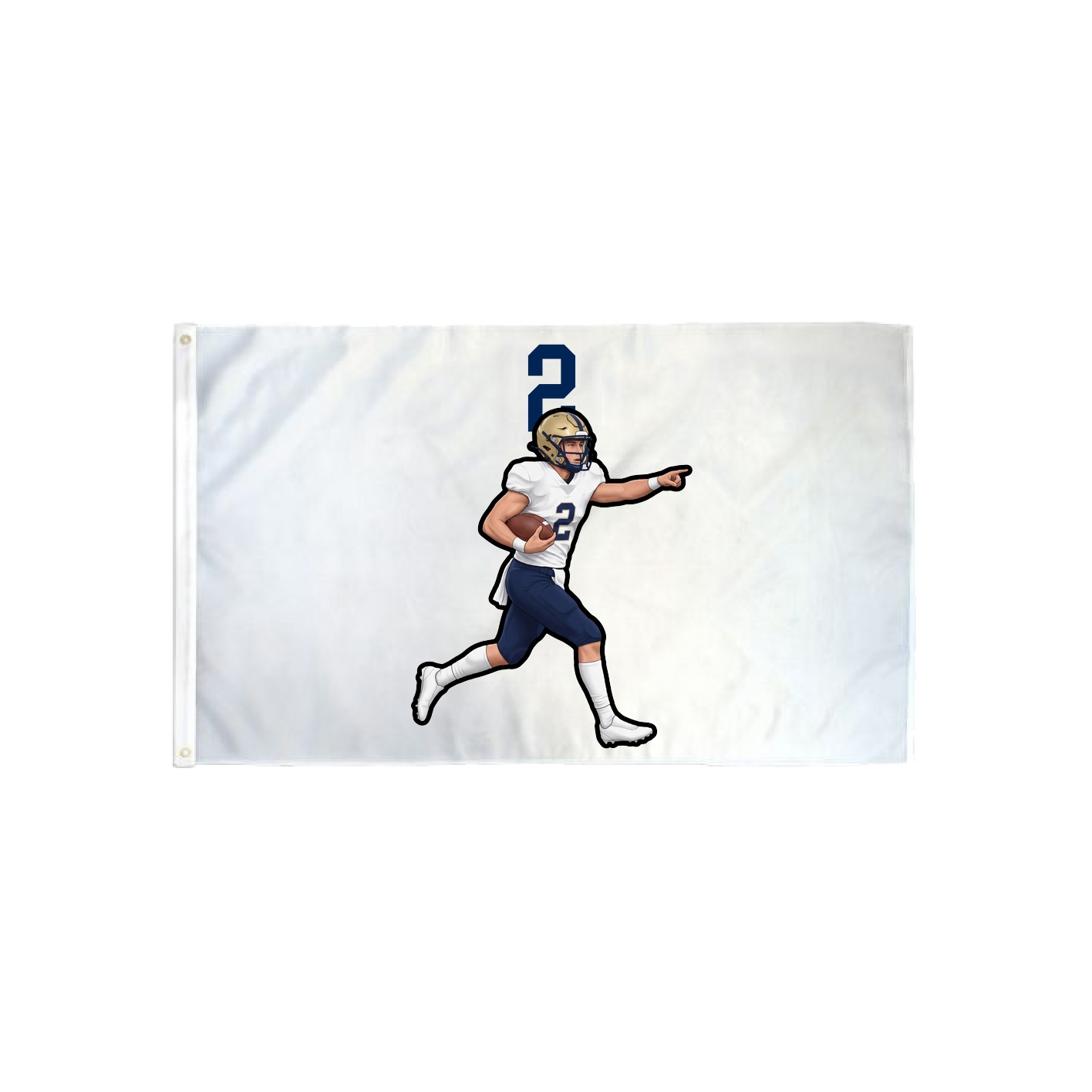 3x5 Flag — Number Top in Classic