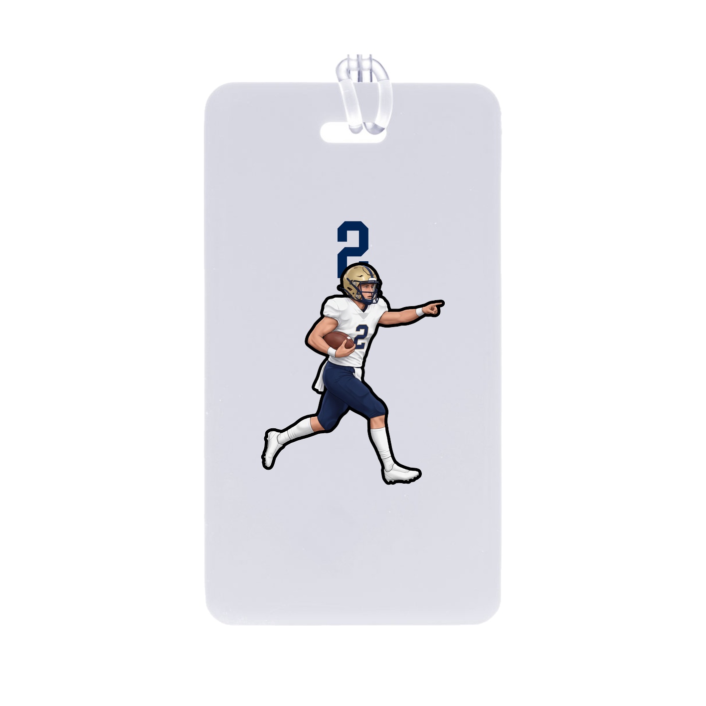 Bag Tag — Number Top in Classic