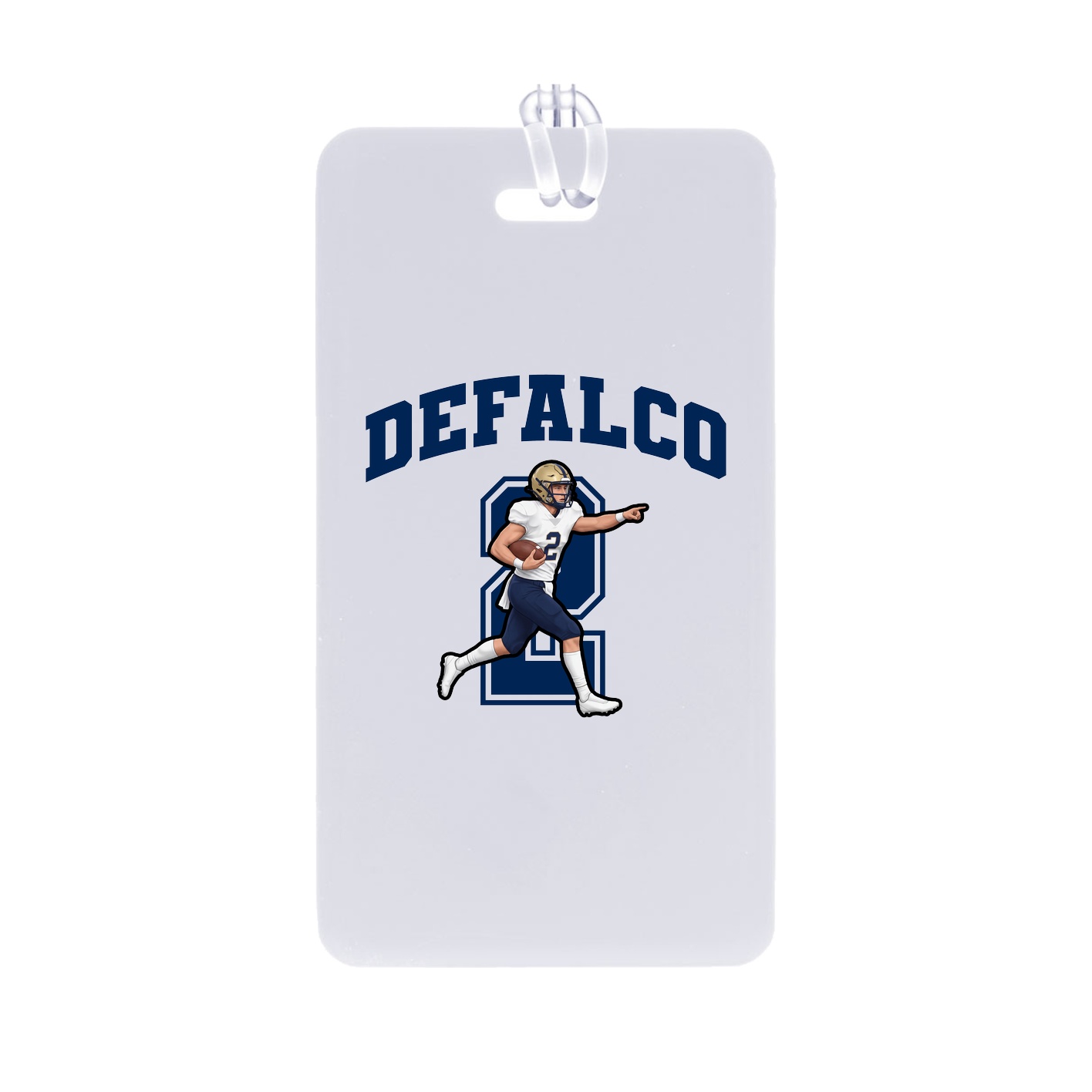 Bag Tag — Number in Classic