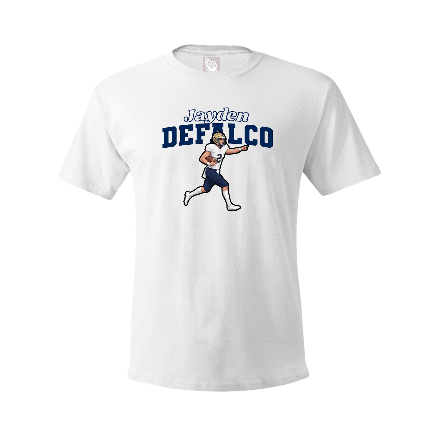 Tee — Name Arch in White