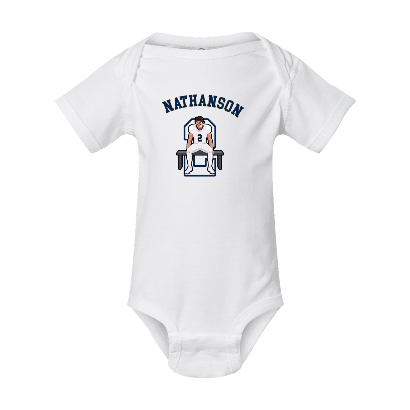 Baby Onesie — Shirsey Arch in White