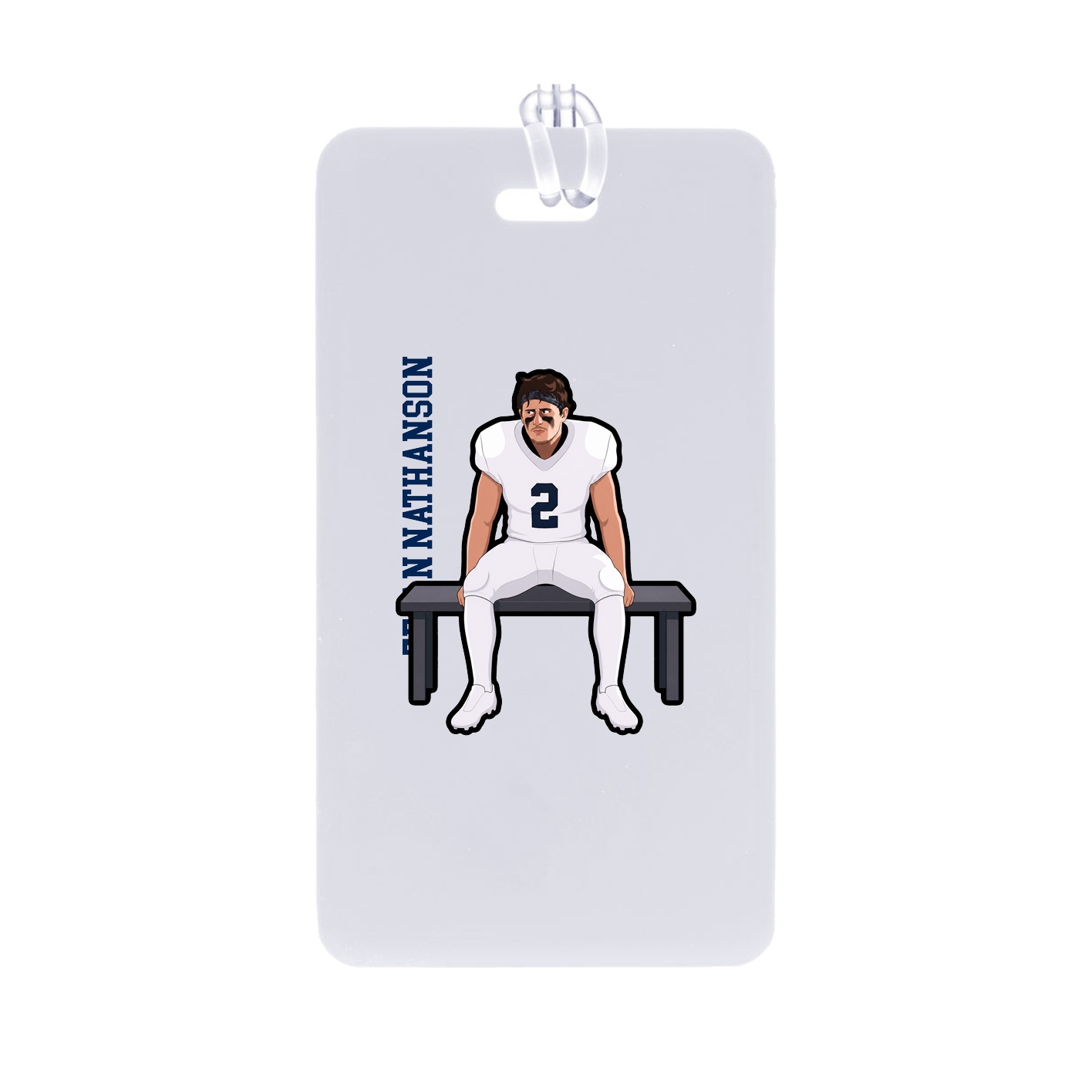 Bag Tag — Name Vertical in Classic