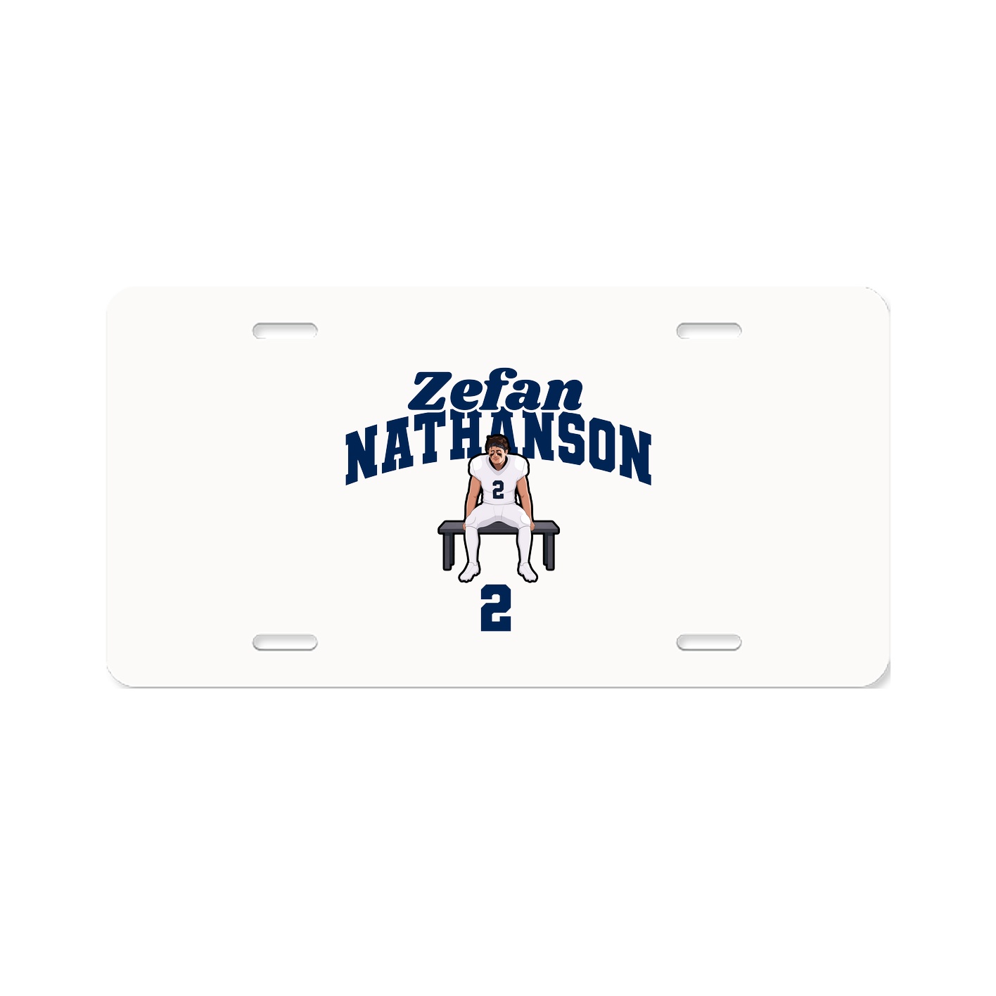 License Plate — Signature Arch in Classic