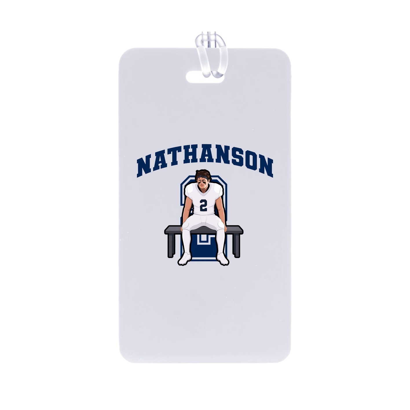 Bag Tag — Number in Classic