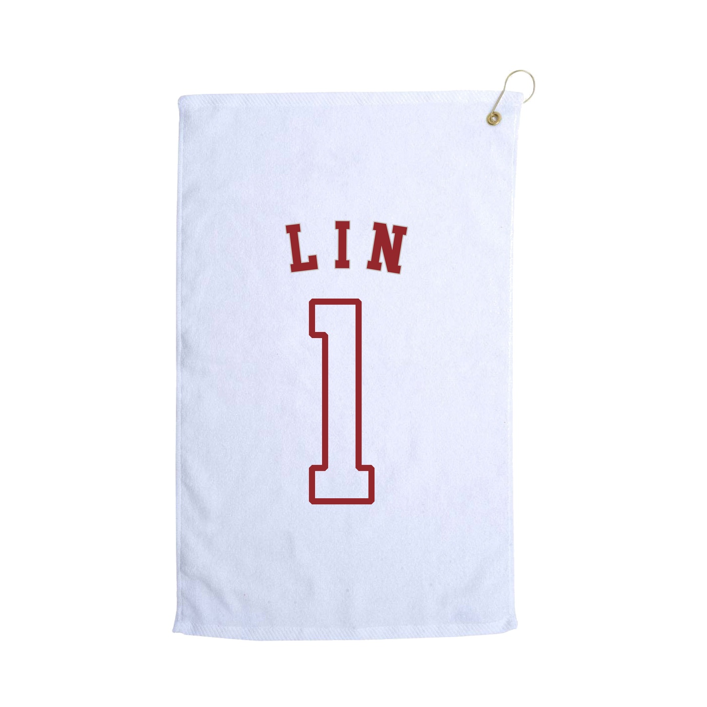 Golf Towel — Shirsey Arch in White