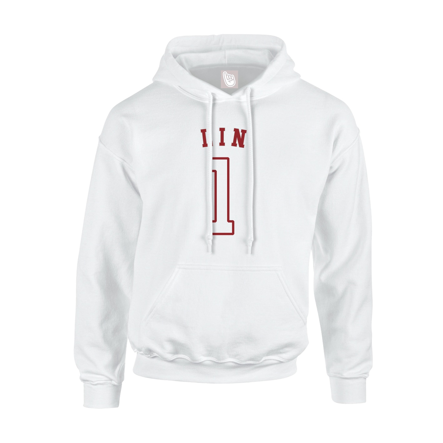 Youth Hoodie — Shirsey Arch in White
