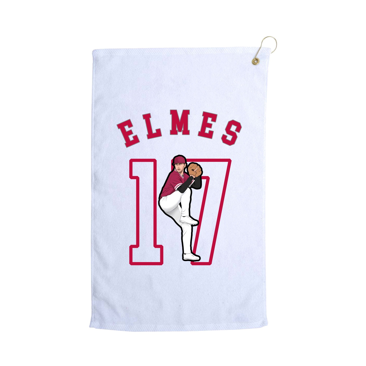 Golf Towel — Shirsey Arch in White