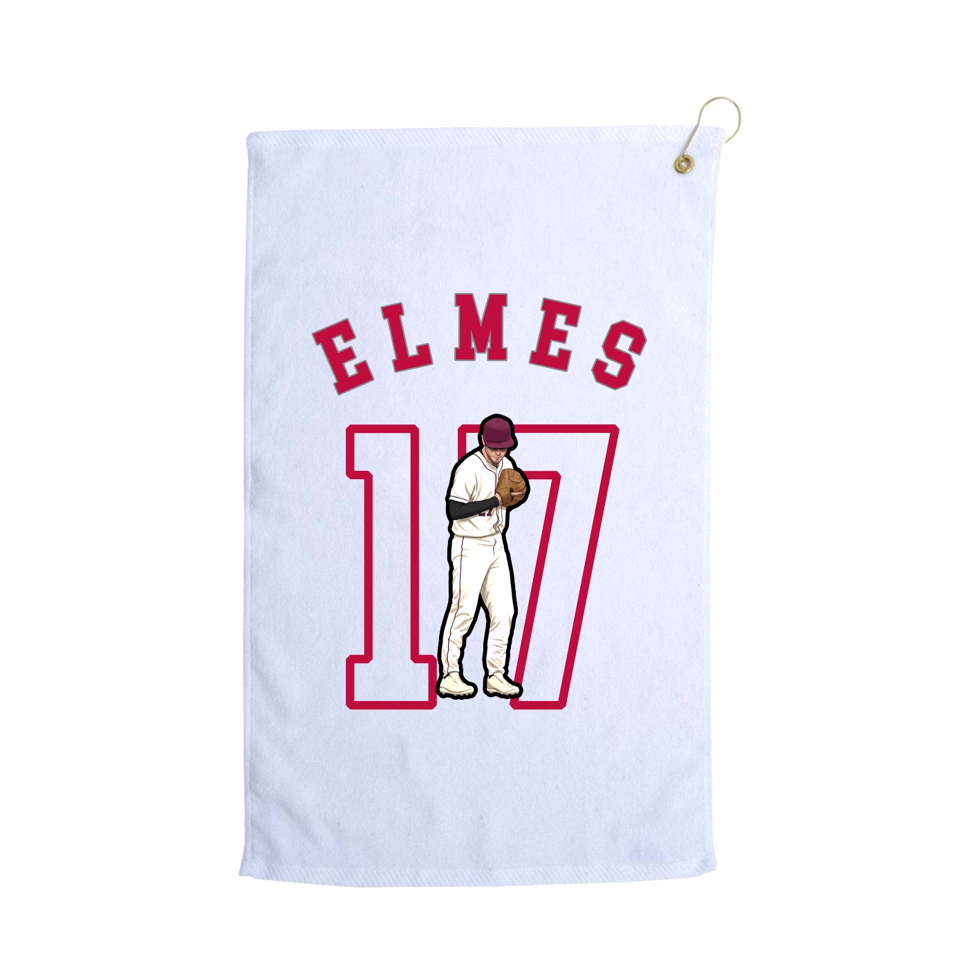 Golf Towel — Shirsey Arch in White