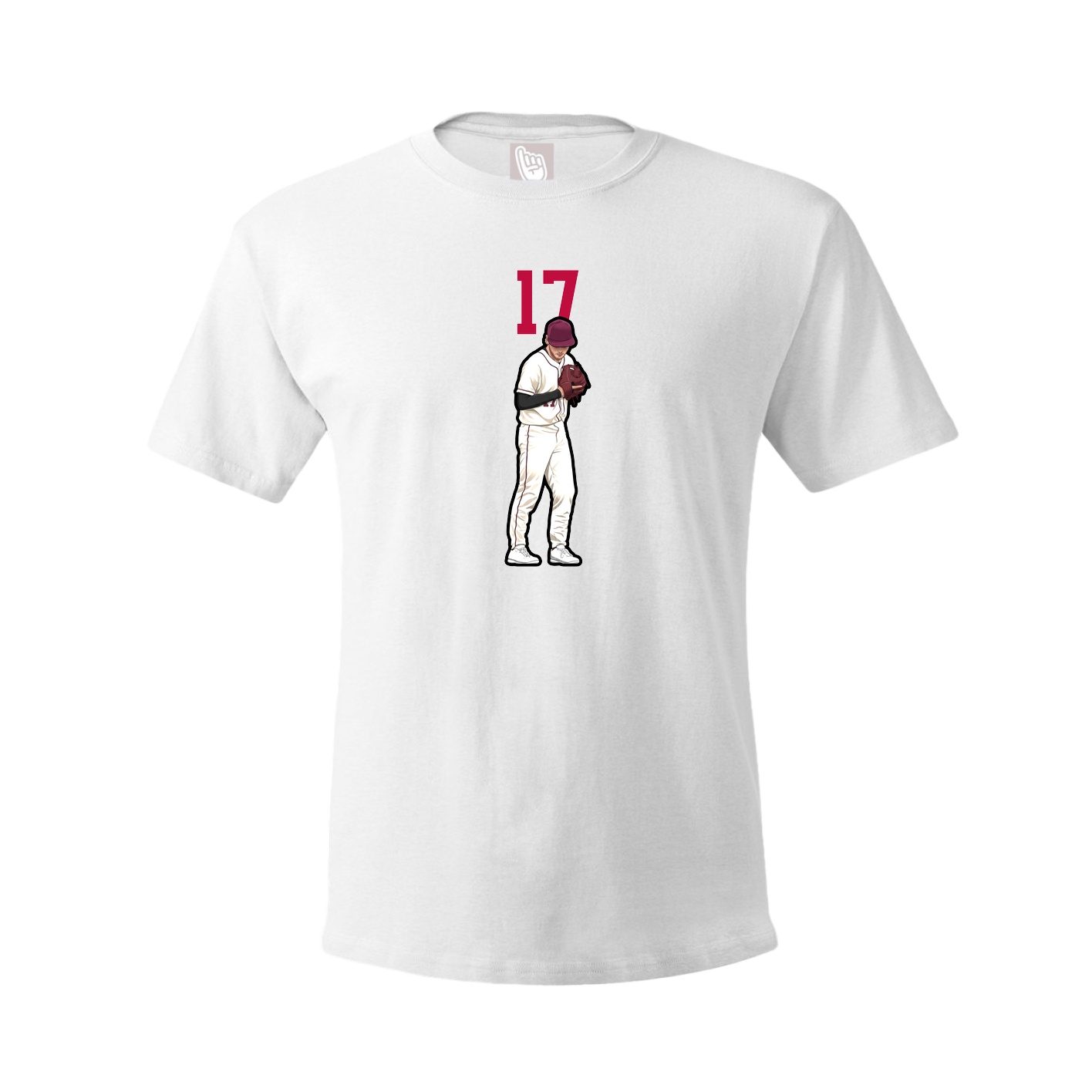 Tee — Number Top in White