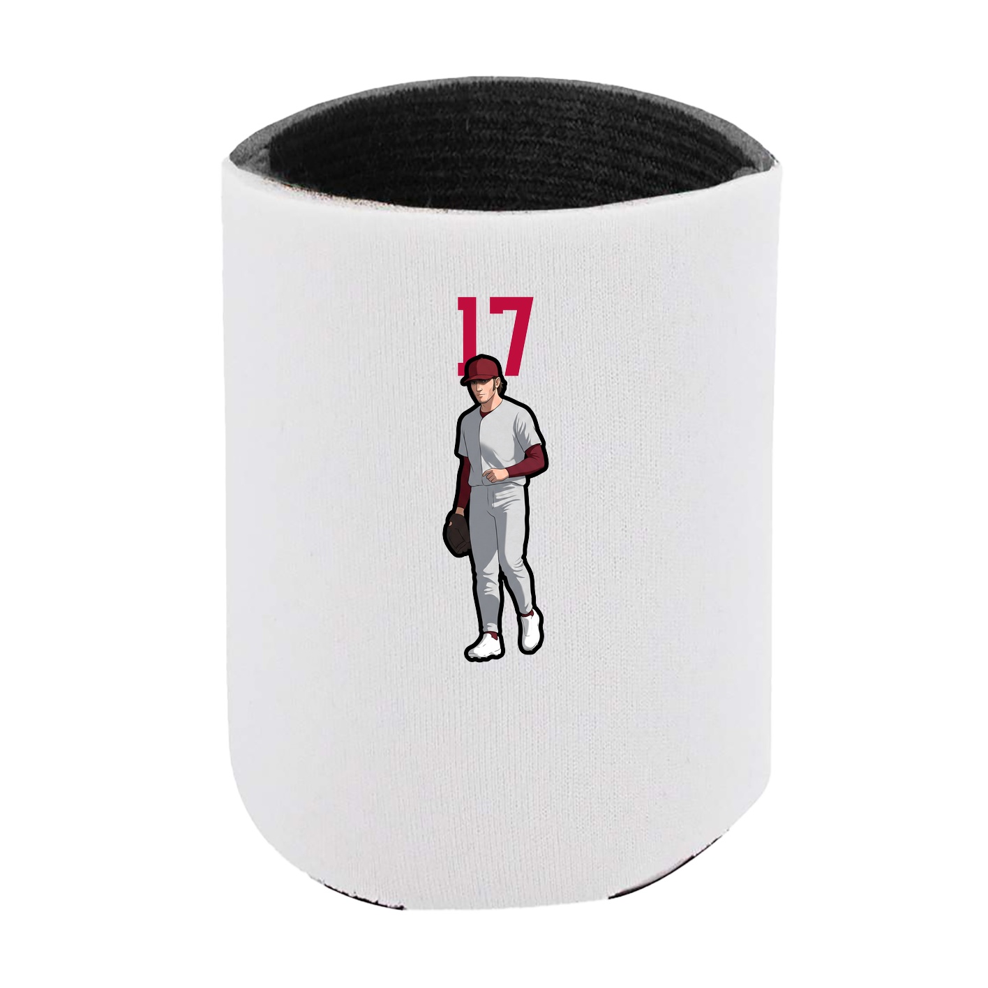 Can Holder — Number Top in White