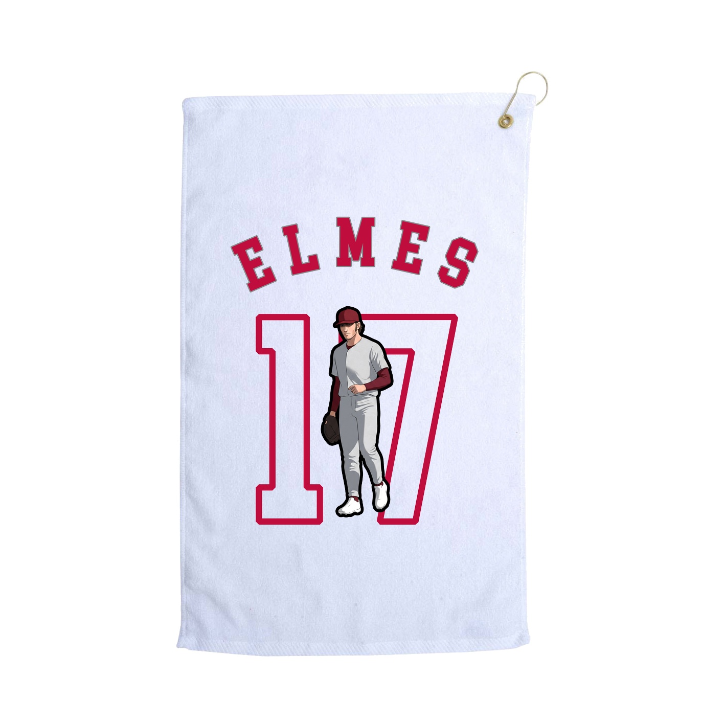 Golf Towel — Shirsey Arch in White