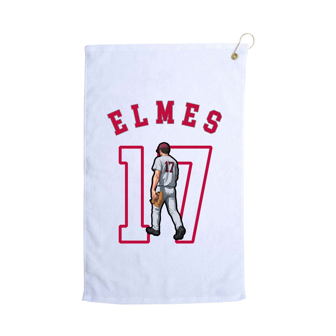 Golf Towel — Shirsey Arch in White