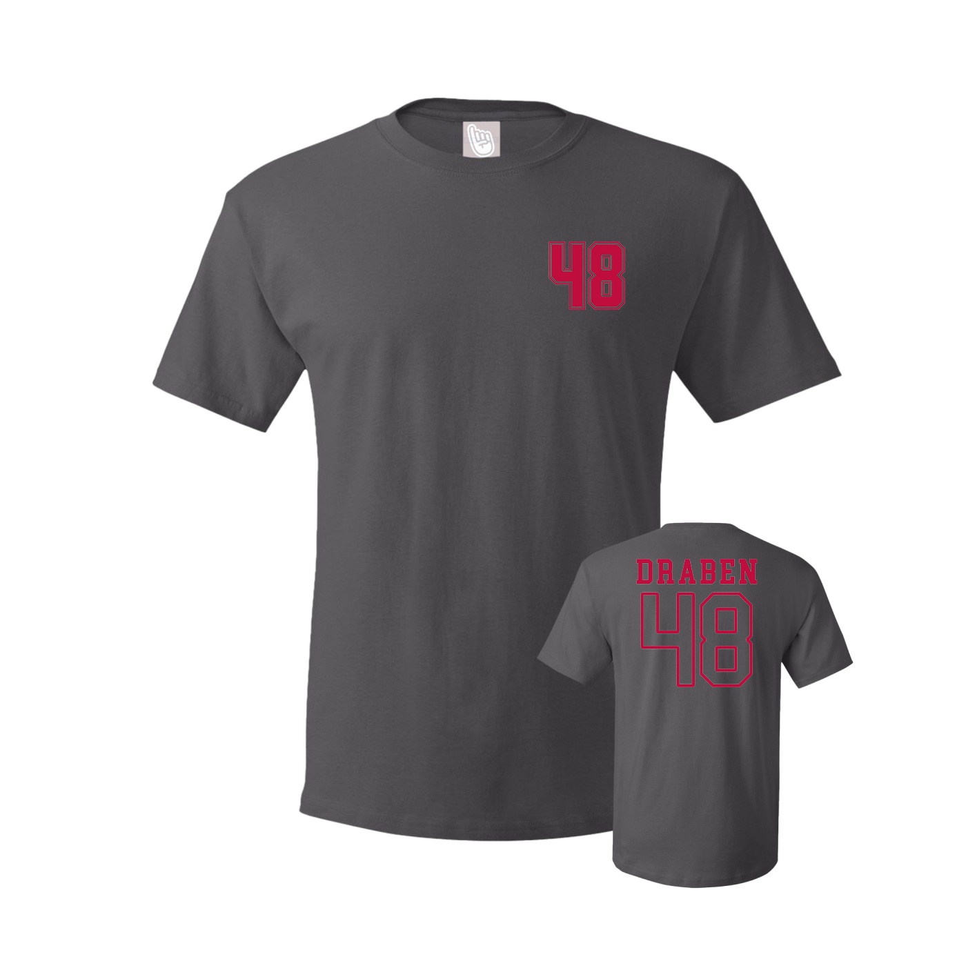 Tee — Chest Back in Grey