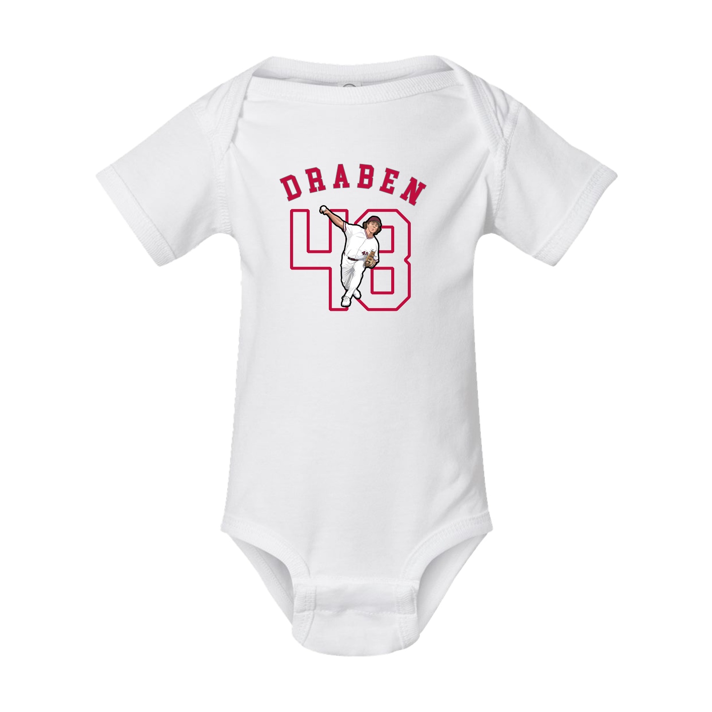 Baby Onesie — Shirsey Arch in White
