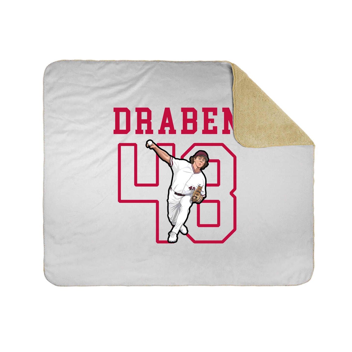 Throw Blanket — Shirsey in White