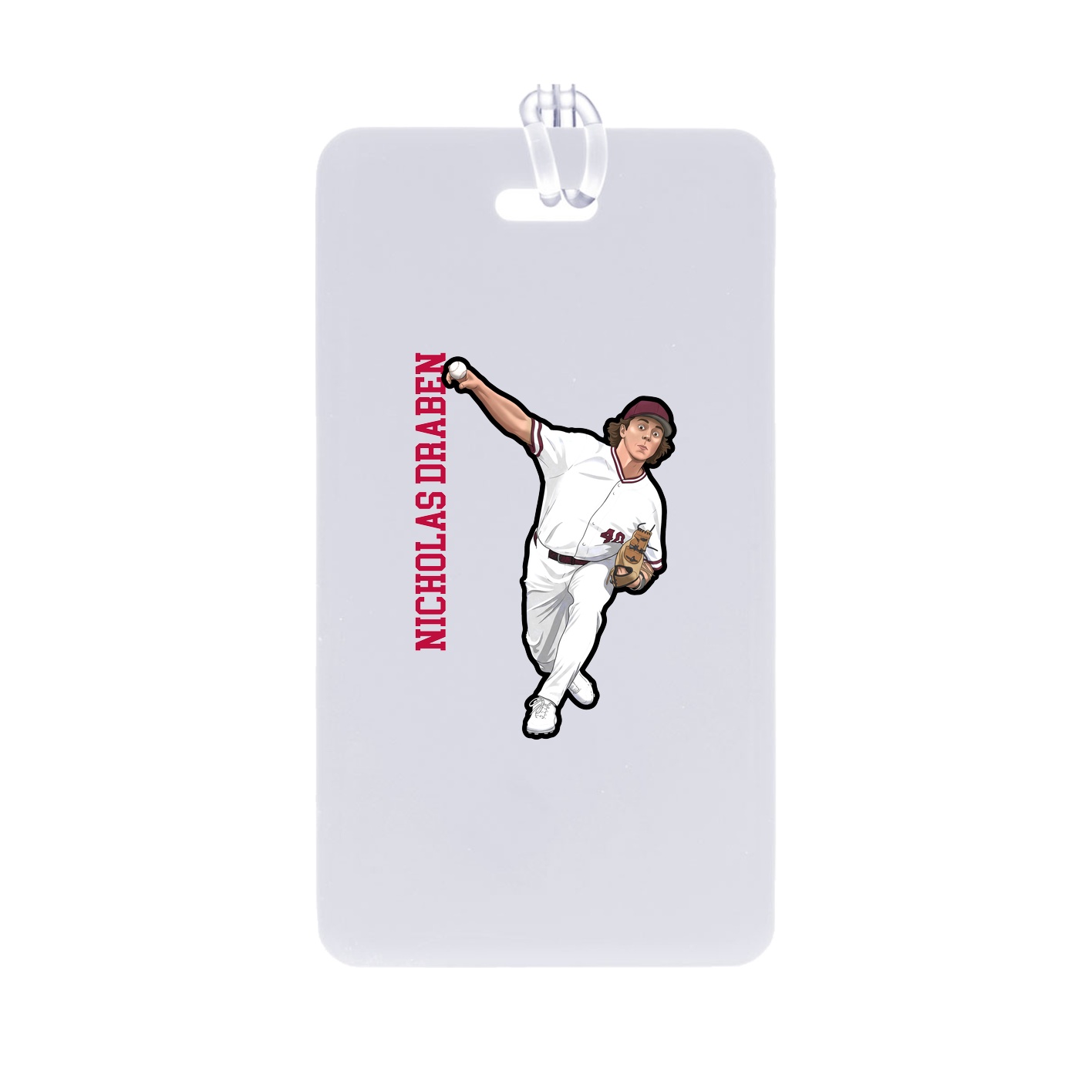 Bag Tag — Name Vertical in Classic