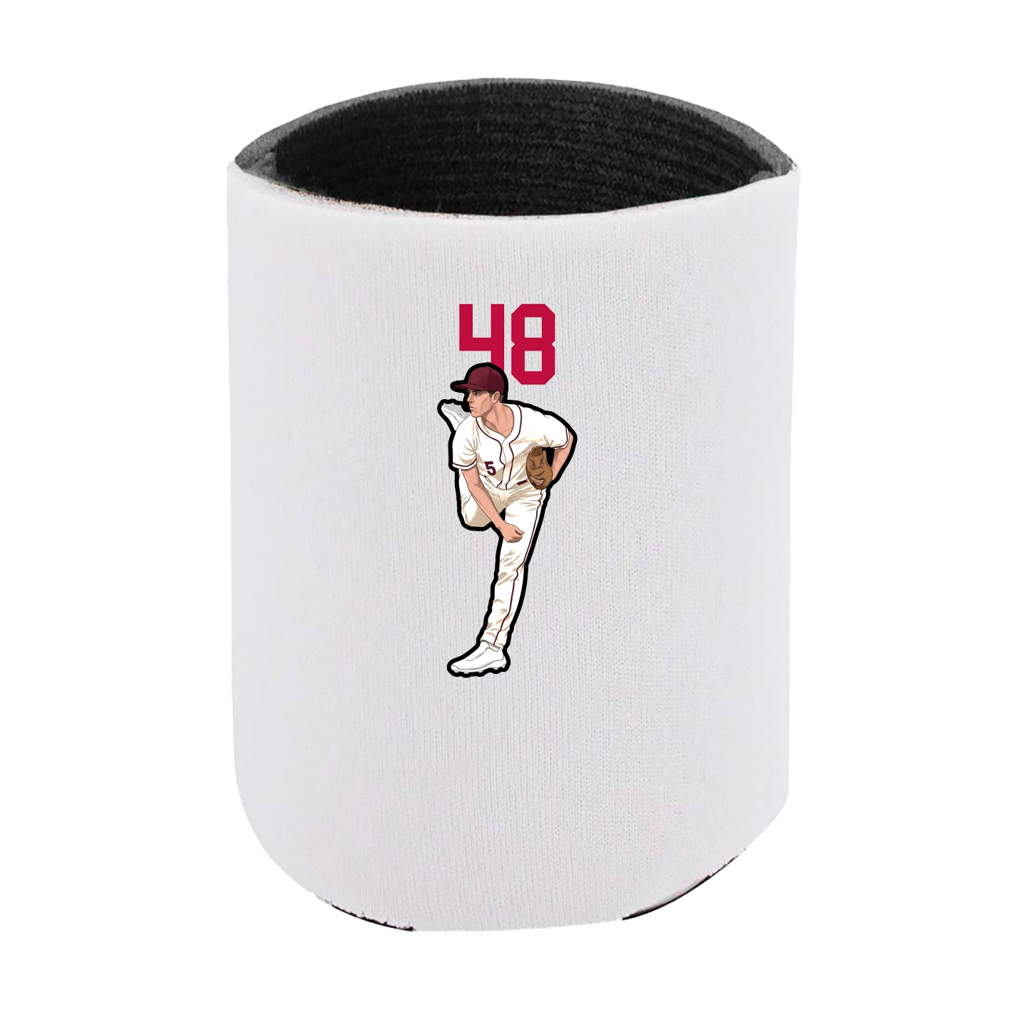 Can Holder — Number Top in White