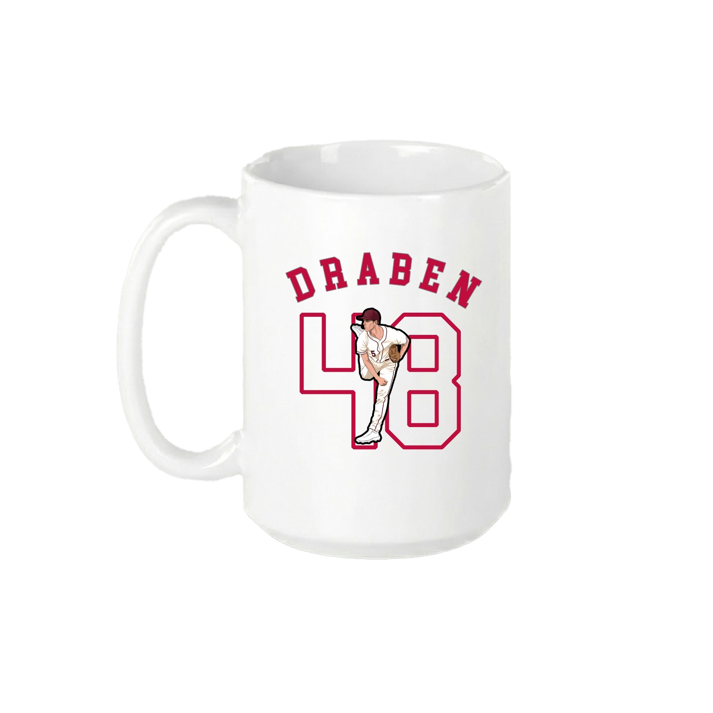 15oz Coffee Mug — Shirsey Arch in White