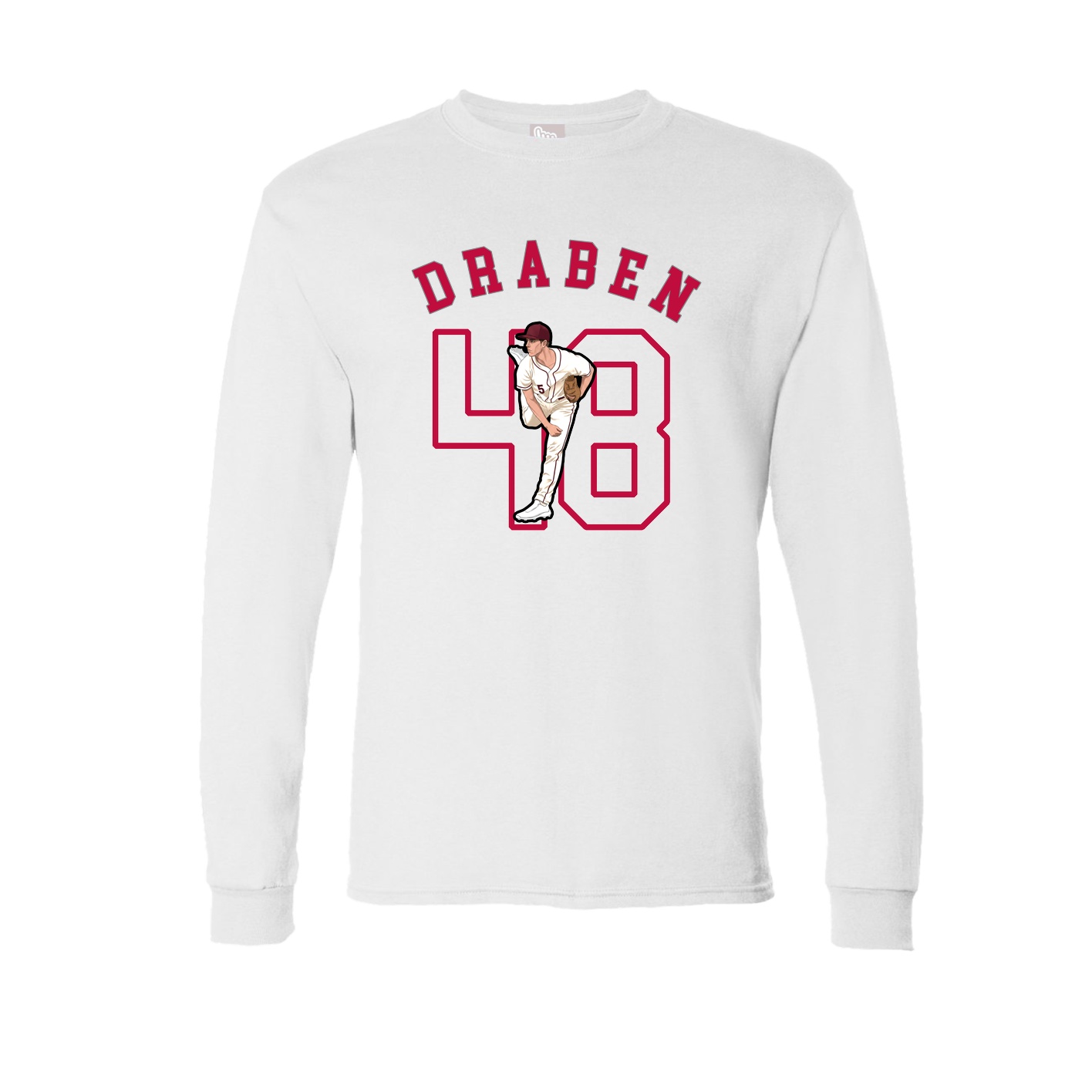 Long Sleeve Tee — Shirsey Arch in White