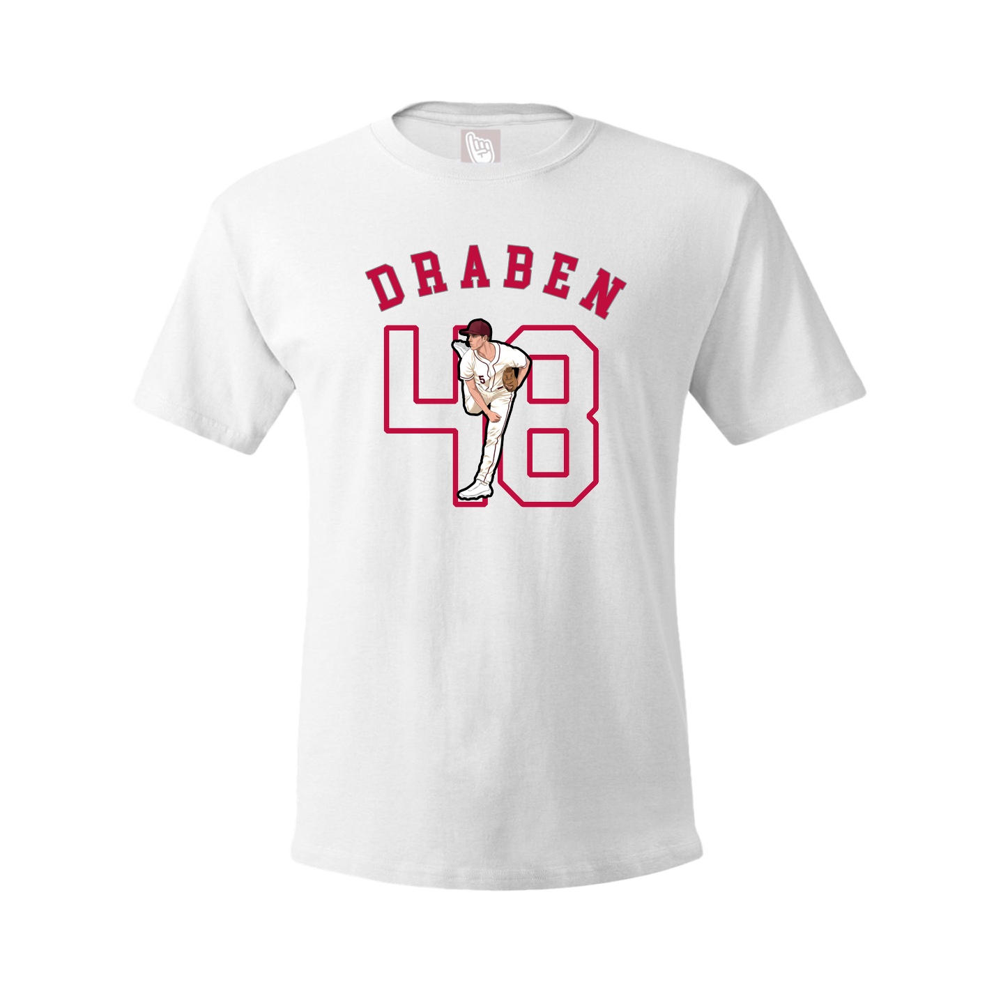 Youth Tee — Shirsey Arch in White