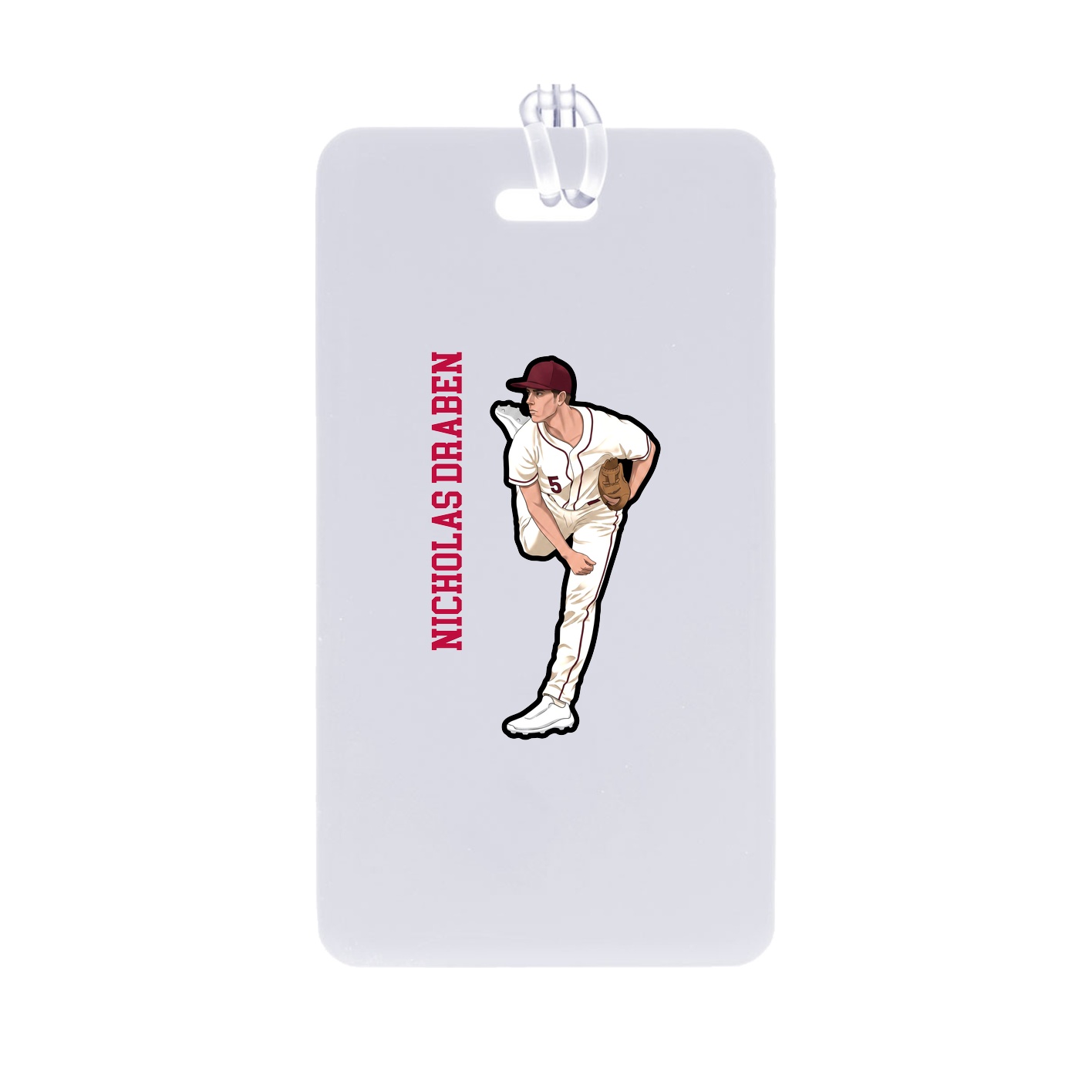 Bag Tag — Name Vertical in Classic