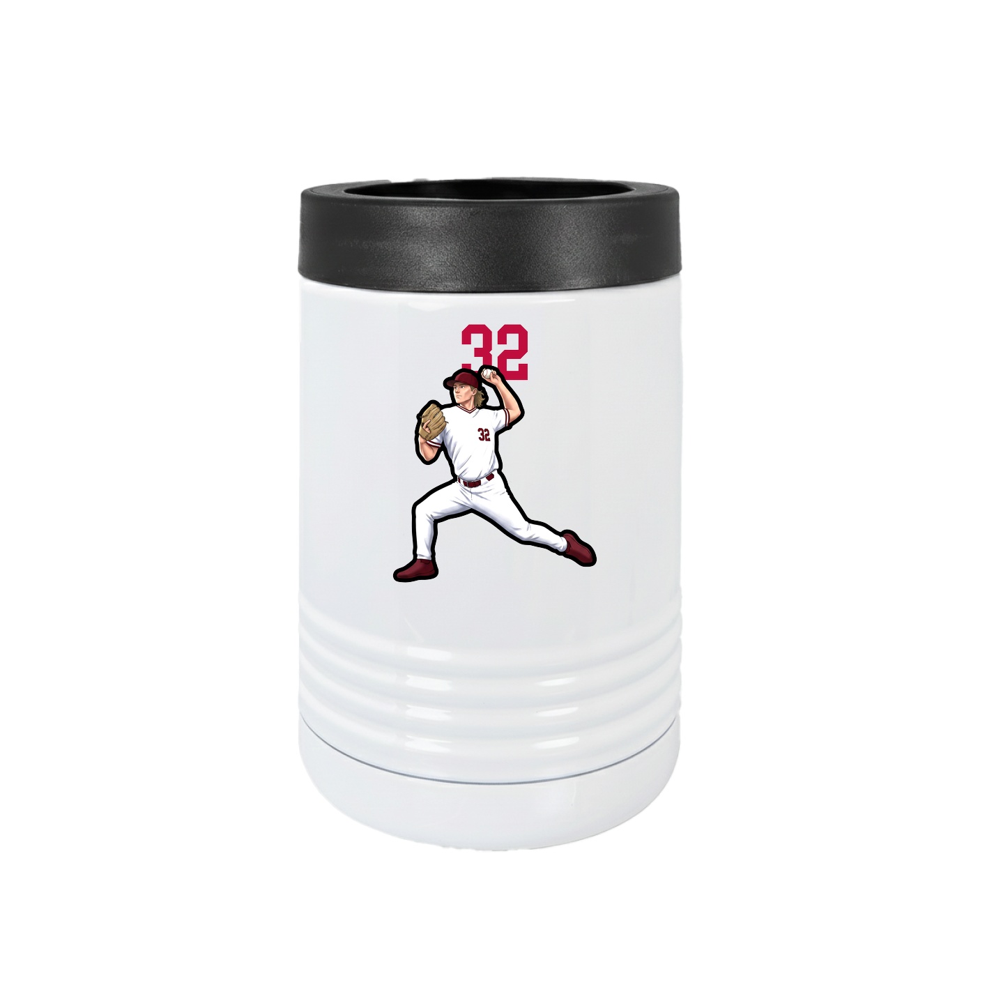 Beverage Holder — Number Top in White