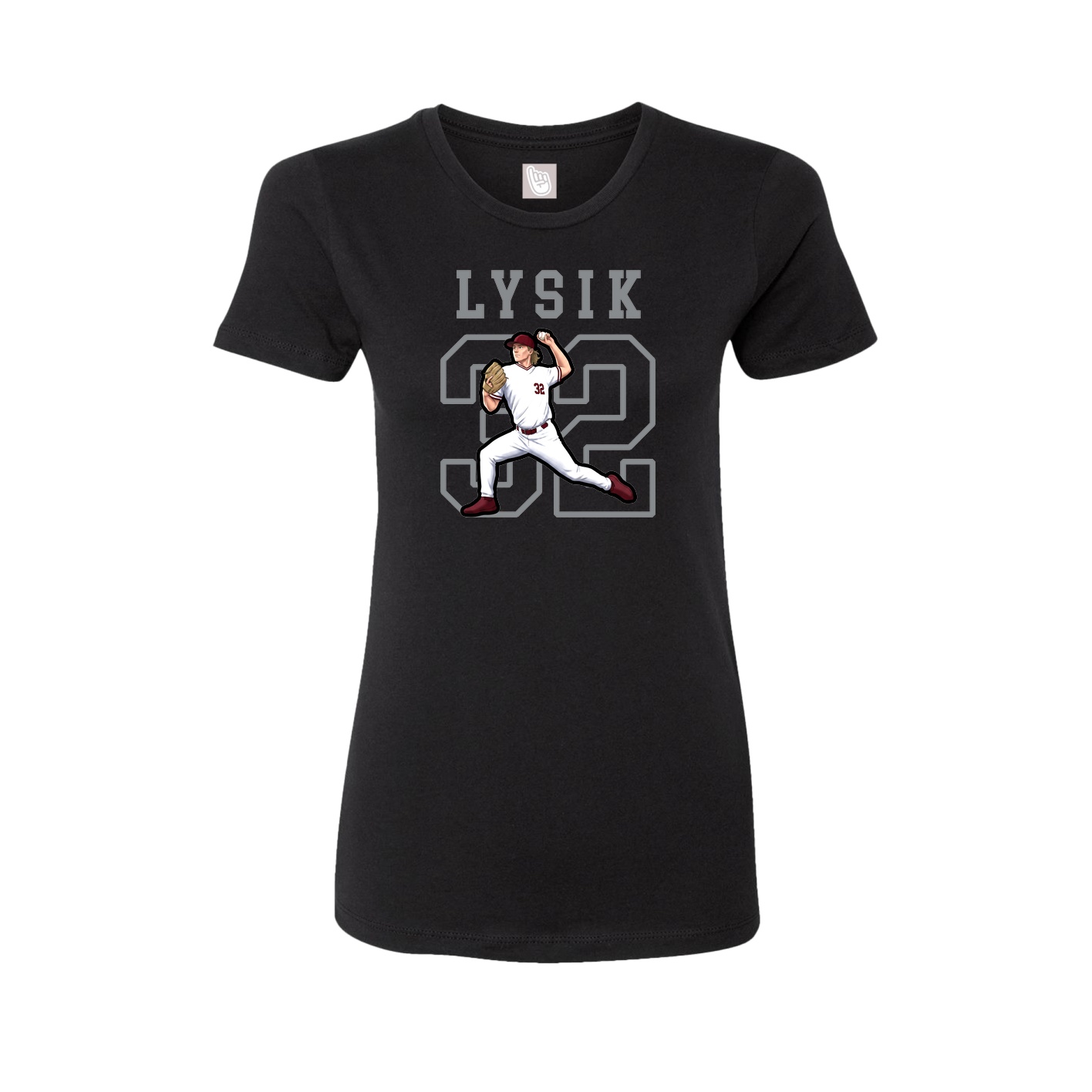 Fitted Women's Tee — Shirsey in Black