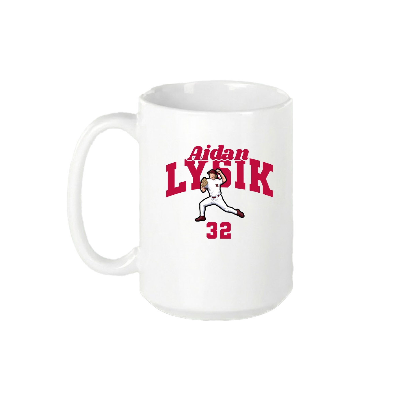 15oz Coffee Mug — Signature Arch in White