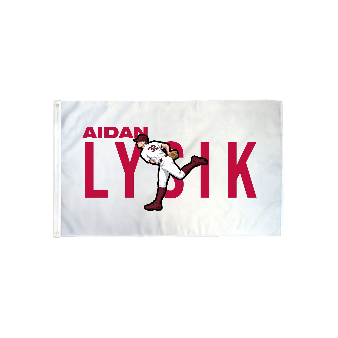 3x5 Flag — Player Name in Classic